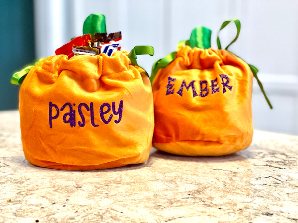 Pumpkin Halloween Trick or Treat Candy Gift Bag